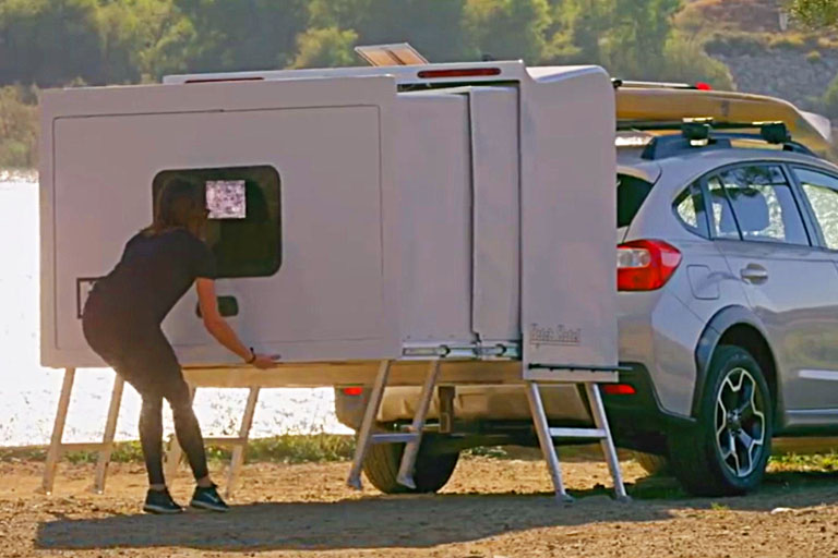 Expandable Camper Without Wheel 