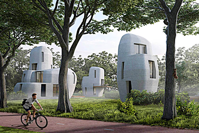 Houben Van Mierlo 3d Printed House