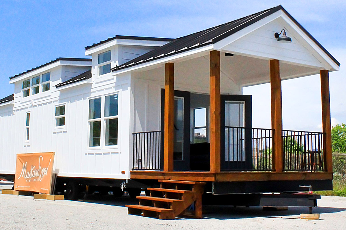 Luxury Park Model Tiny Home Zion by Mustard Seed Tiny 