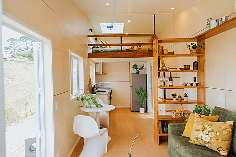 Cherry Picker Tiny House on new zeland