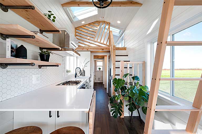  34ft eco-friendly tiny house RV