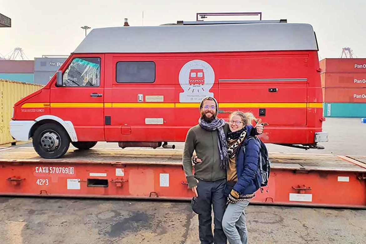French Couple Travelling Around Eurasia On Their Self-Converted Camper Van 'Jack'