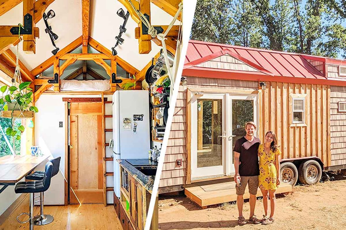 Couple's Self-Build Timber Framed Tiny House Gives Financial Freedom!