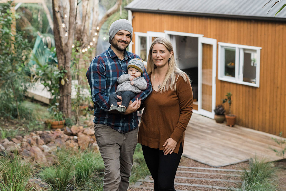 Power tiny house couple