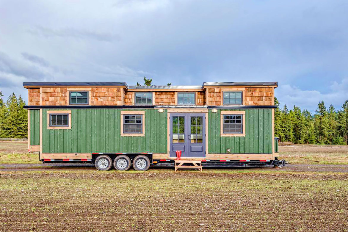 34-Foot Huge Tiny Home That Sleeps Four!