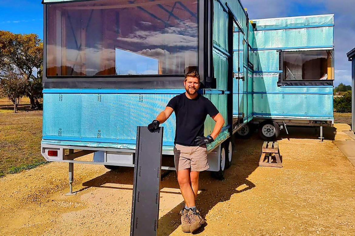 Meet Phil, A Single Man Building His Dream Tiny House By Hands!