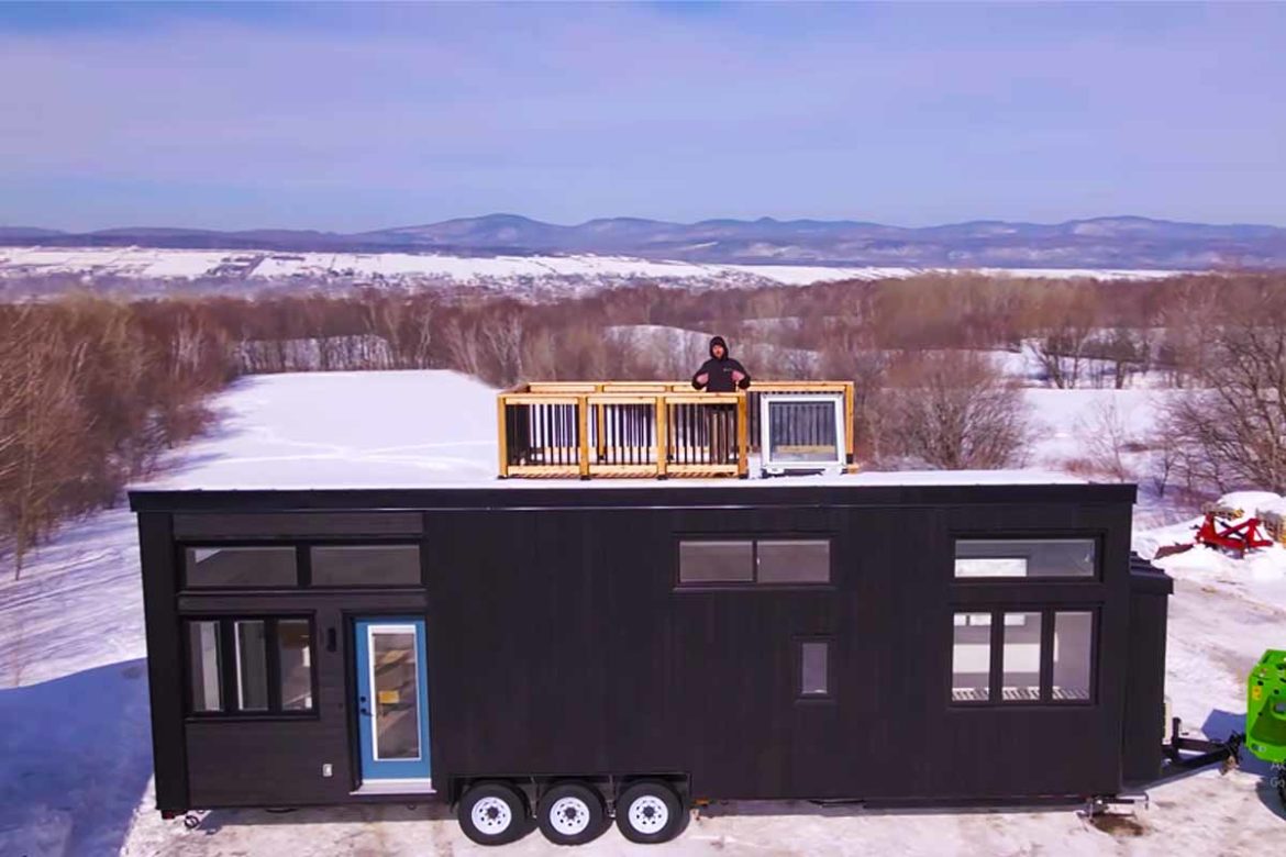 'Magnolia,' a Luxury Tiny House, Now Features Motorised Blinds and a Rooftop Deck