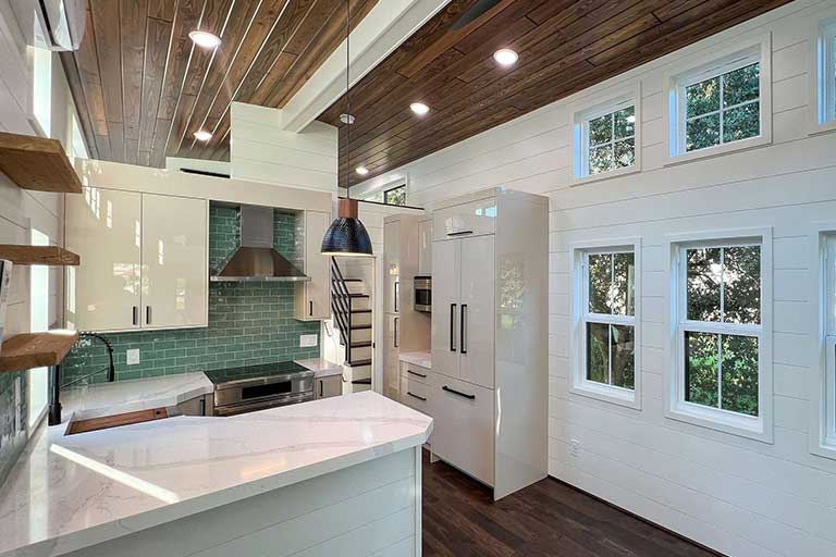  Kitchen of the Black Prong tiny house