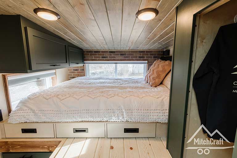 Discover the Sustainable Charm of Nicole's 16x8 Tiny Home by MitchCraft Tiny Homes A Tiny House Living Solution