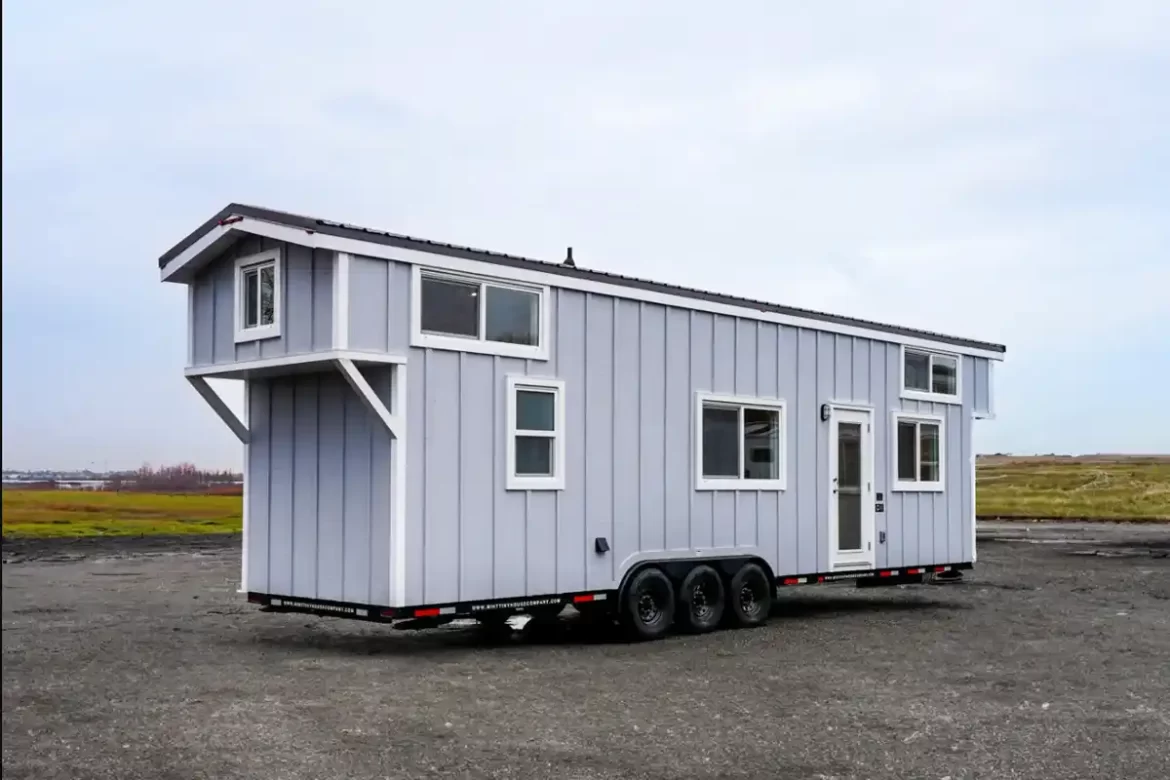 The Loft Ruby Edition by Mint Tiny House Company, offering 386 sq ft of living space.